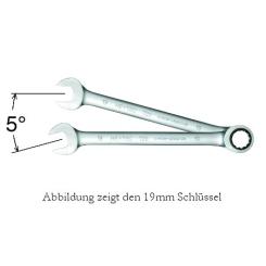 HEYTEC Knarren-Ringmaulschlüssel 19mm 