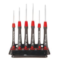 Wiha Elektronik Schraubendrehersatz 6-teilig, mit PicoFinish-Griff 