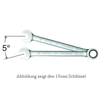 HEYTEC Knarren-Ringmaulschlüssel 19mm 